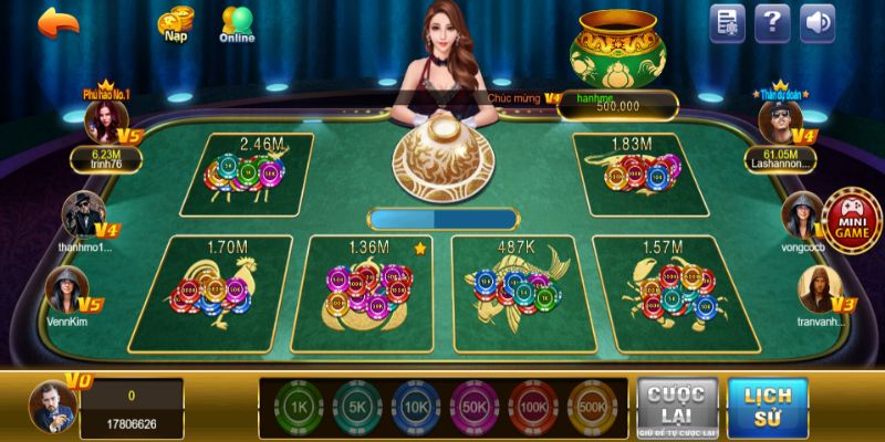 Hướng dẫn cách chơi Bầu cua 68 Game Bài cực chi tiết