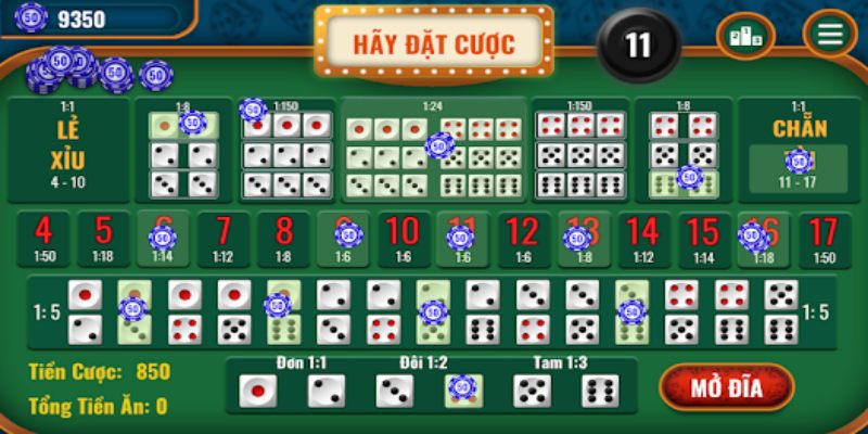Những đặc trưng của tài xỉu mini 68 Game Bài