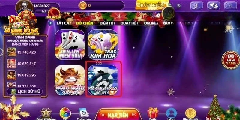 Poker Texas Hold’Em tại 68 game bai là trò chơi bài hay và thú vị